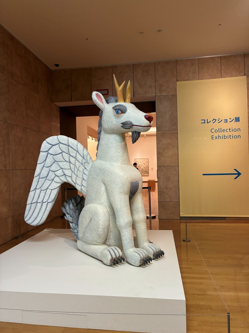 府中市美術館で展示されていた三沢厚彦の作品《Animal 2018-01》